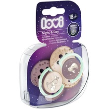 Пустышка LOVI 18+ мес 2 шт Night&Day Girl Hedgehog (22/931) Пустышка LOVI 18+ мес 2 шт Night&Day Girl Hedgehog (22/931)