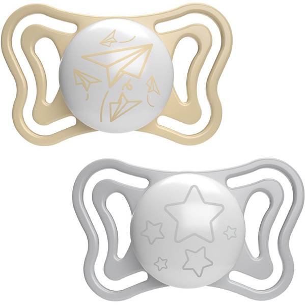 Пустышка CHICCO Physio Light с футляром 2шт (71038.41)