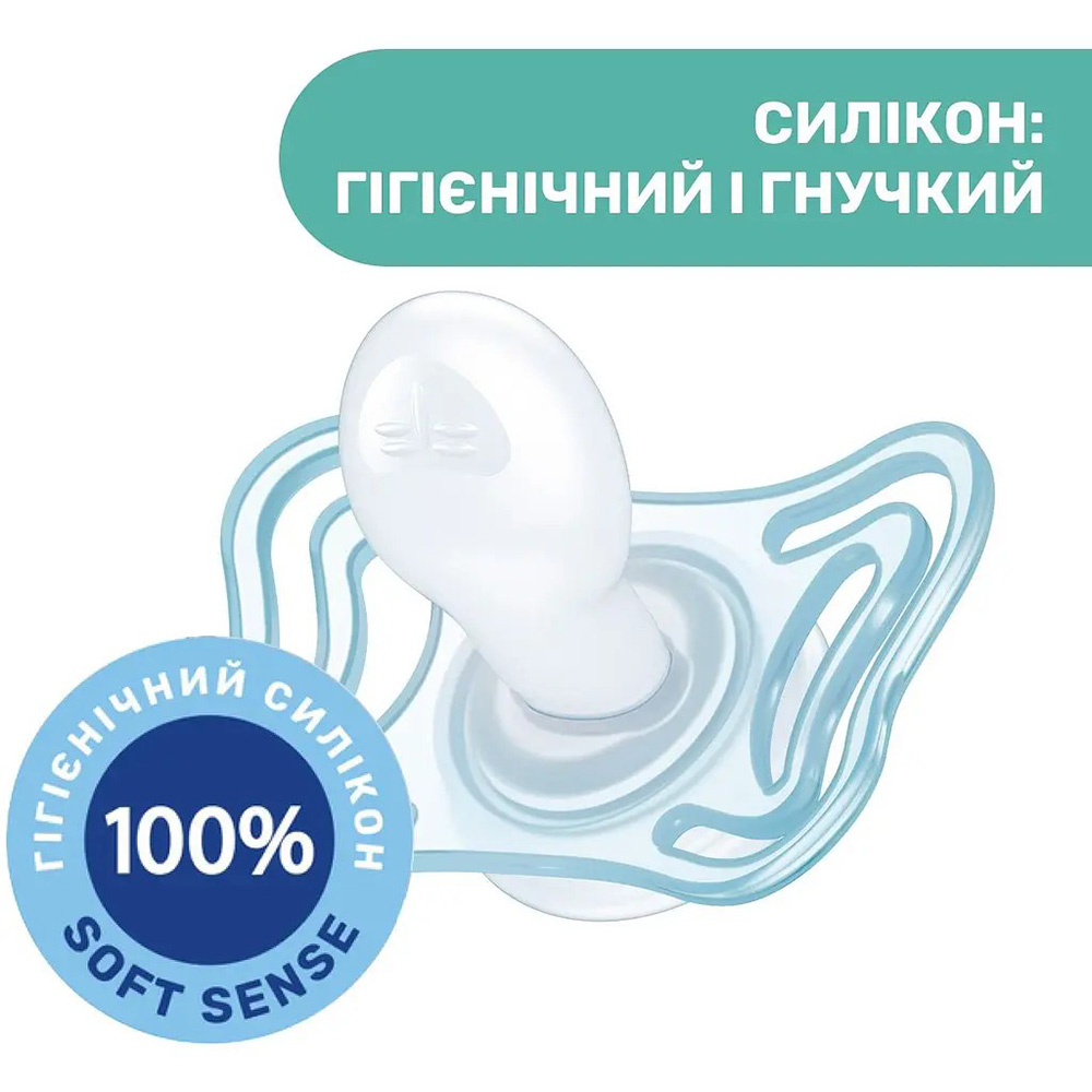 Пустышка CHICCO Physioforma Micro 0-2 мес 2 шт (75126.41) Размер (возраст) размер А (от 0 до 6 месяцев)