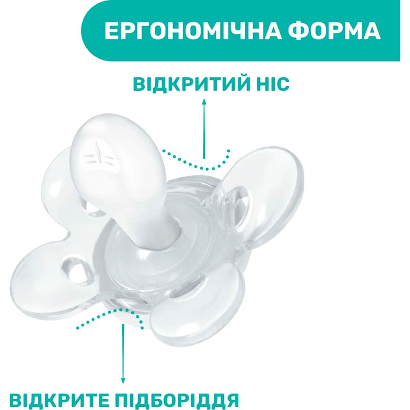 Пустышка CHICCO Physio Comfort Blue (74911.21.00) Материал силикон