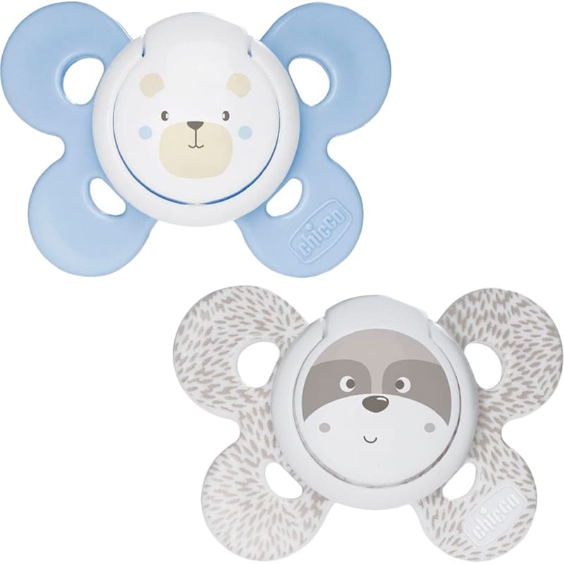 Пустушка CHICCO Physio Comfort 2 шт Blue/Grey (74931.21.00)