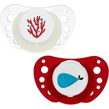 Пустушка CHICCO Physioforma Air 2 шт Red/White (75035.43)