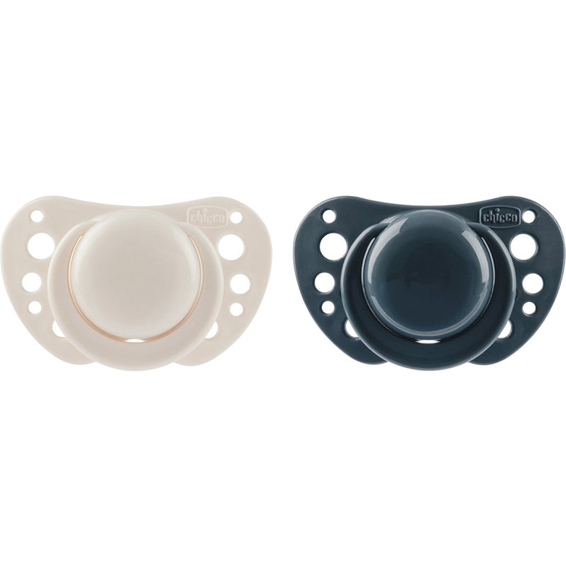 Пустышка CHICCO Physioforma Air 2 шт Beige/Blue (75033.31) Тип пустышка