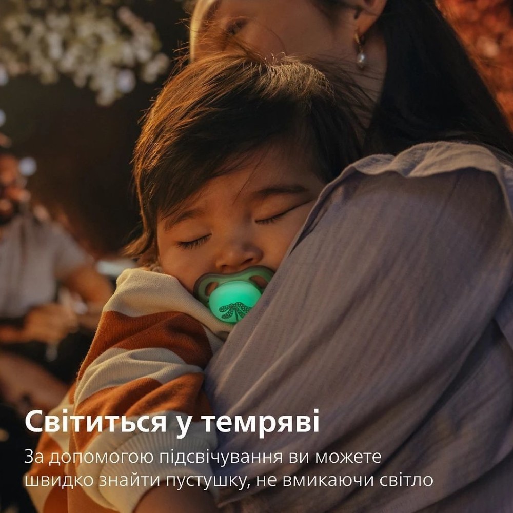 Заказать Пустышка PHILIPS AVENT Ultra Air ночная 6-18 мес. 2 шт. (SCF376/31)