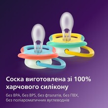 Пустышка PHILIPS AVENT Ultra Air ночная 18+ мес. 2 шт. (SCF376/32)
