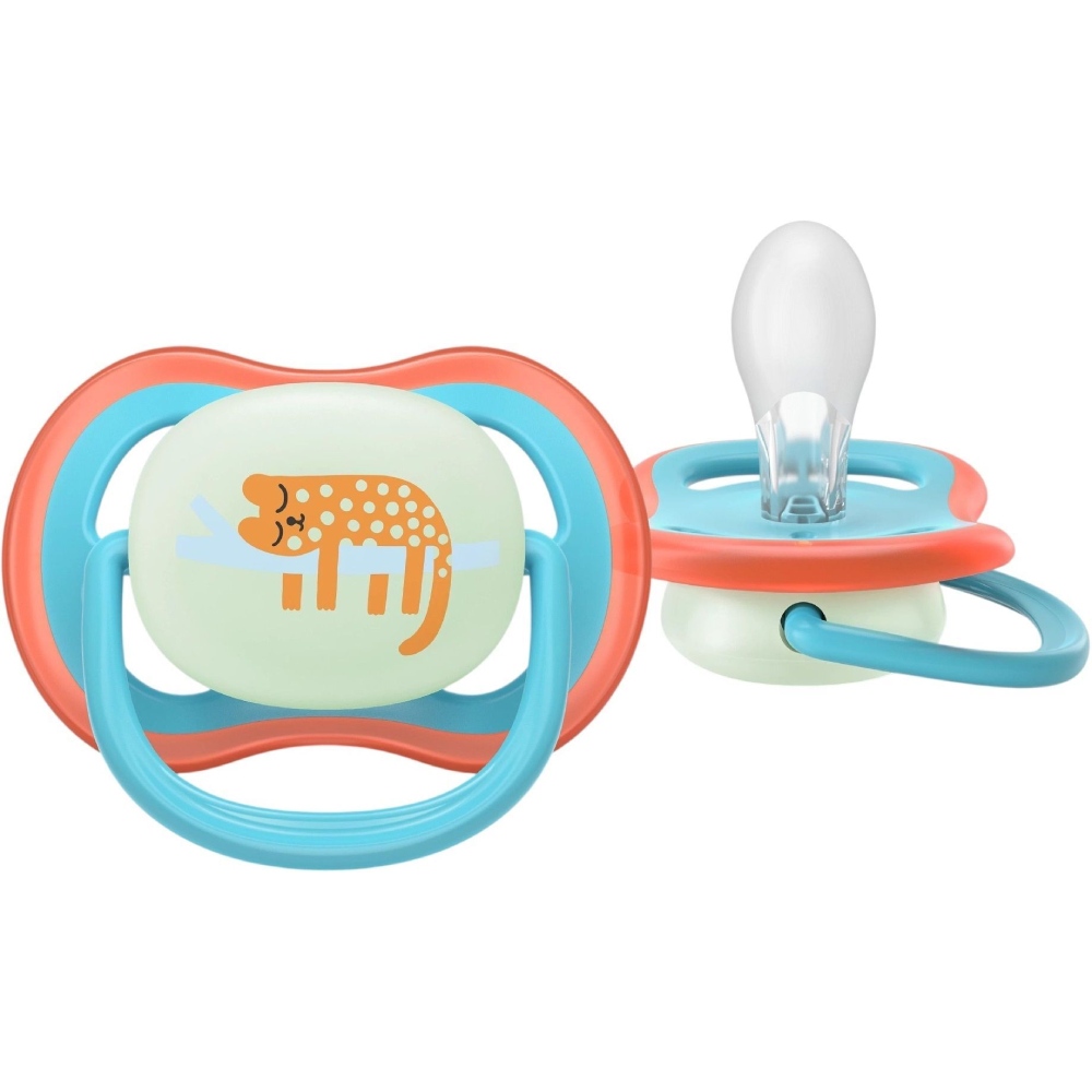 Пустышка PHILIPS AVENT Ultra Air ночная 18+ мес. 2 шт. (SCF376/32) Размер (возраст) размер С (от 18 месяцев)