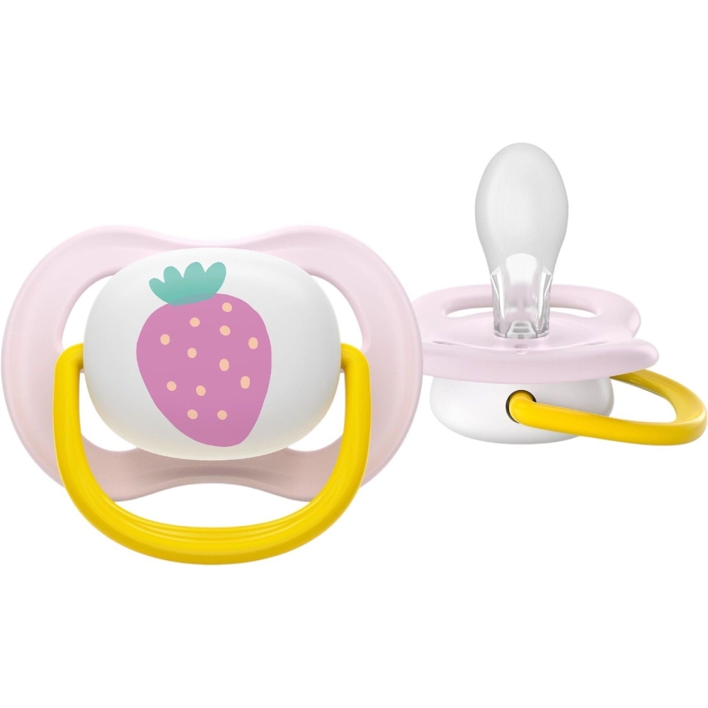 Пустышка PHILIPS AVENT Ultra Air 0-6 мес. 2 шт. (SCF080/24) Размер (возраст) размер А (от 0 до 6 месяцев)