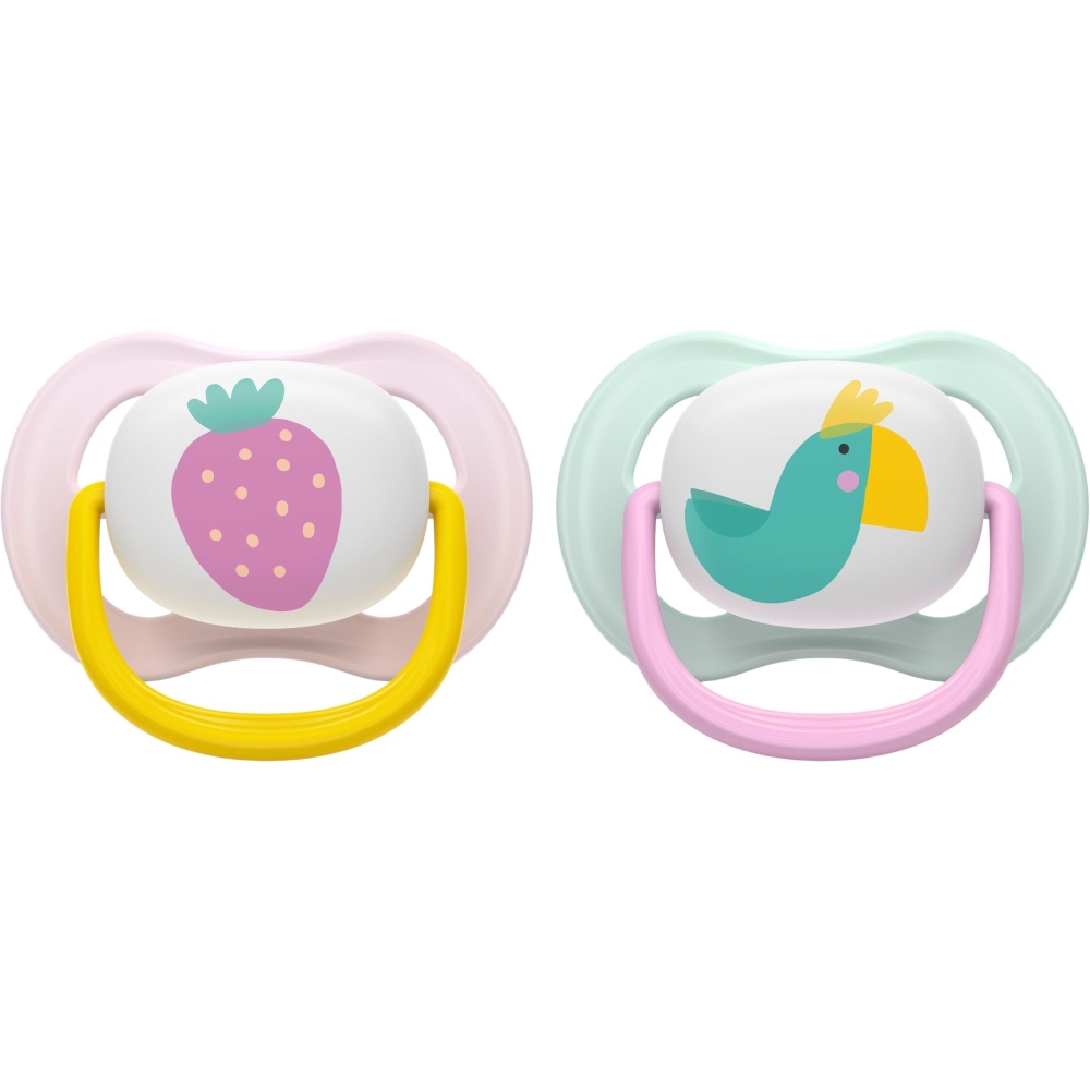 Пустышка PHILIPS AVENT Ultra Air 0-6 мес. 2 шт. (SCF080/24)