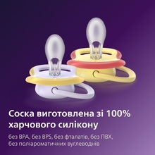 Пустышка PHILIPS AVENT Ultra Air 0-6 мес. 2 шт. (SCF087/04)