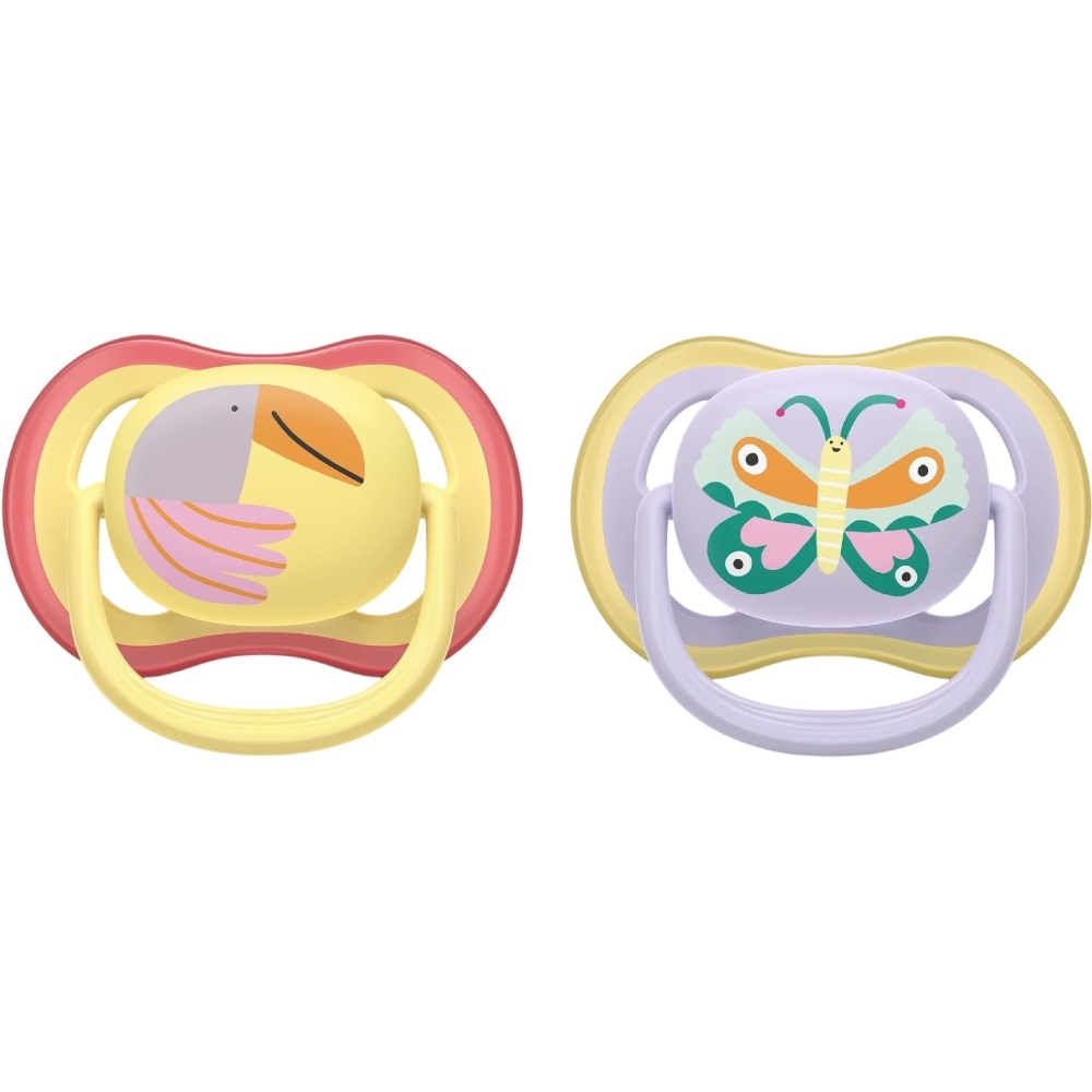 Пустышка PHILIPS AVENT Ultra Air 0-6 мес. 2 шт. (SCF087/04)