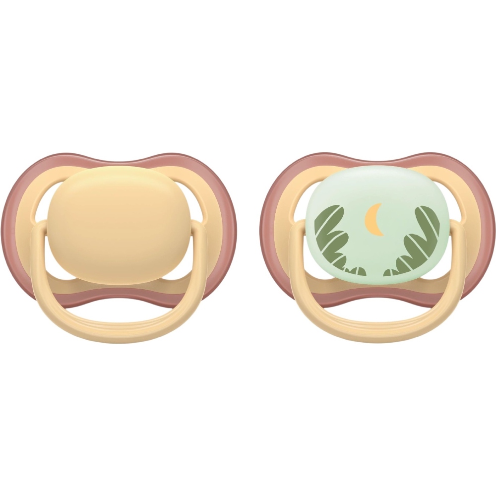 Пустышка PHILIPS AVENT Ultra Air Day and night 0-6 мес. 2 шт. (SCF087/09)