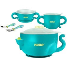 Набор детской посуды NENO POLPO Blue (5902479672281)