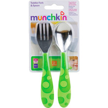 Набор Munchkin Ложка и вилка Green (011404.03)