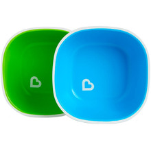 Набір тарілок Munchkin Splash Bowls 2 шт Green Blue (46725.01)