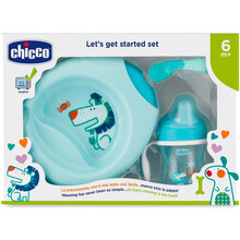 Набір посуду Chicco Meal Set 6м + Blue (16200.20)