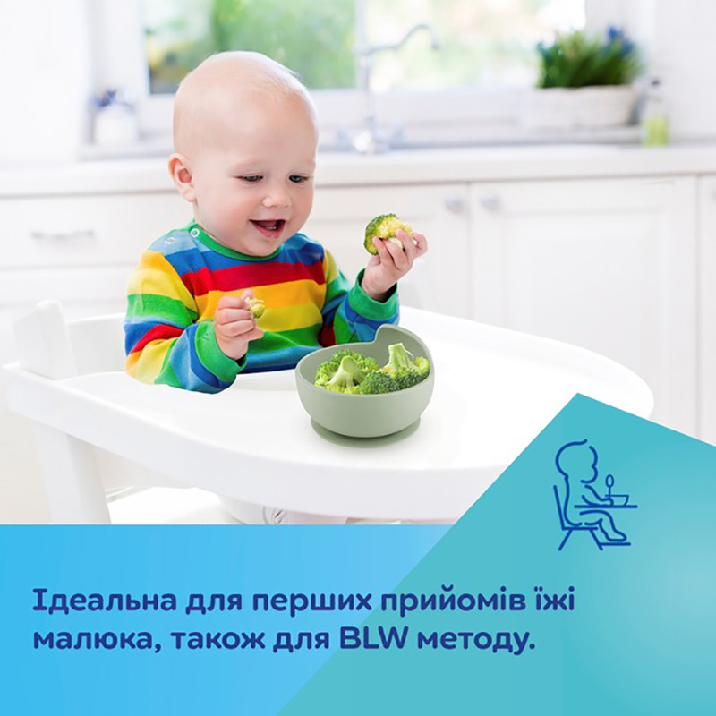 Тарелка Canpol Babies на присоске 330 мл Green (51/400_gre) Цвет зеленый