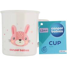 Чашка CANPOL BABIES CUTE ANIMALS Pink 170 мл (4/413_pin2)