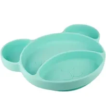 Тарілка силіконова CANPOL BABIES Ведмедик Turquoise (51/401_tur)