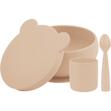 Набор для кормления MINIKOIOI силиконовый BLW Set I - Bubble Beige (101070057)