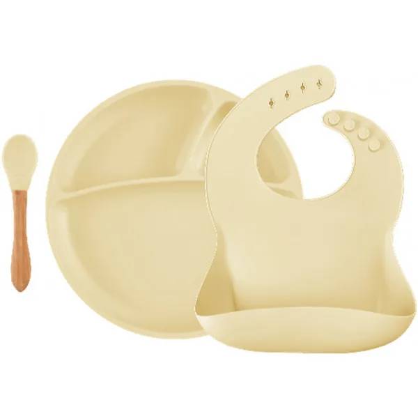 Набор для кормления MINIKOIOI BLW SetII-Mellow Yellow 3 пр. (101070019)