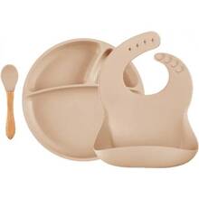 Набор для кормления MINIKOIOI BLW SetII-Bubble Beige 3 пр. (101070023)