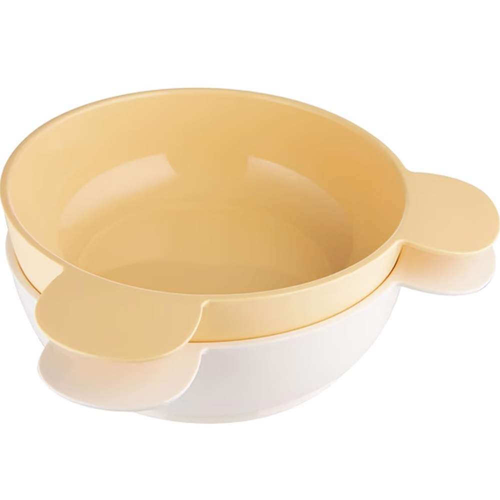 Набор тарелок CANPOL BABIES 400мл 2шт. Beige yellow (31/423) Вид тарелки