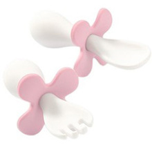 Набір столових приладів BABYONO Pink (969/01)