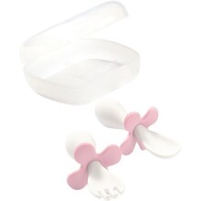 Набір столових приладів BABYONO Pink (969/01)