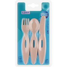 Набор столовых приборов CANPOL BABIES Pink (31/418_pin)