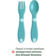 Набір дитячого посуду CHICCO Set Pappa 12 м+ Light Blue (16201.25)