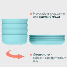 Набір дитячого посуду CHICCO Set Pappa 12 м+ Light Blue (16201.25)