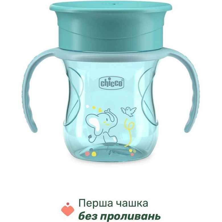 Набір дитячого посуду CHICCO Set Pappa 12 м+ Light Blue (16201.25) Матеріал пластик