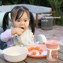 Набір дитячого посуду CHICCO Set Pappa 12 м+ Pink (16201.15)