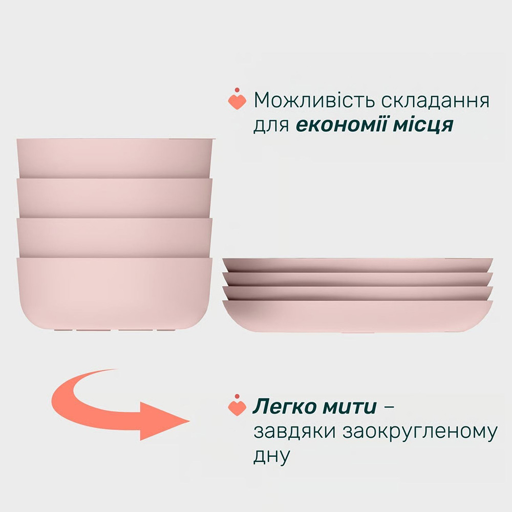 Фото 4 Набір дитячого посуду CHICCO Set Pappa 12 м+ Pink (16201.15)