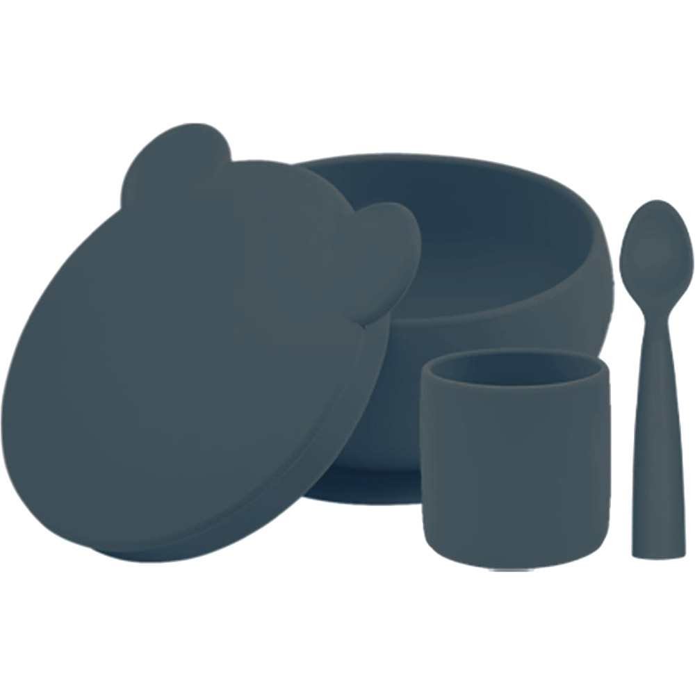 Набір для годування MinikOiOi BLW Set I Deep Blue 4 предмети (101070060)