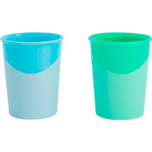 Набір чашок Twistshake Pastel 6+ міс 170 мл х 2 шт Blue/Green (7350083121158)