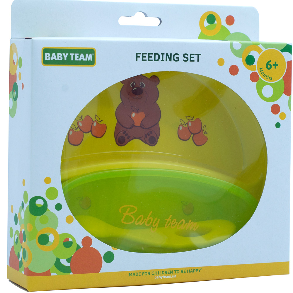 Набір для годування BABY TEAM 6020 6+ Green Вид набори