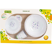 Набір для годування BABY TEAM 6093 6+ White