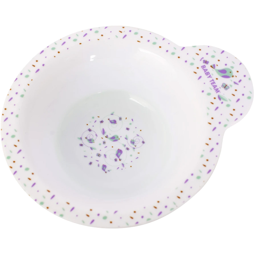 Набір для годування BABY TEAM 6093 6+ White Матеріал пластик