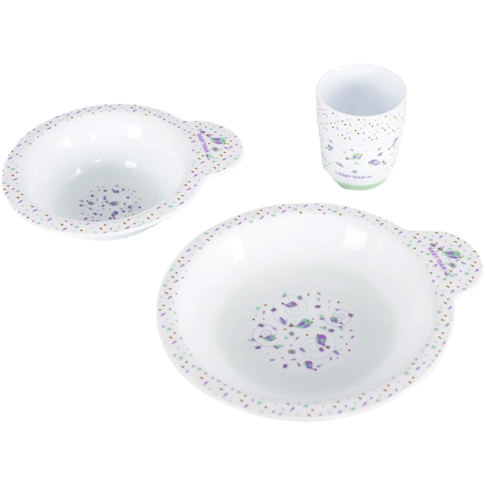Набір для годування BABY TEAM 6093 6+ White