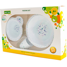 Набір для годування BABY TEAM 6093 6+ White