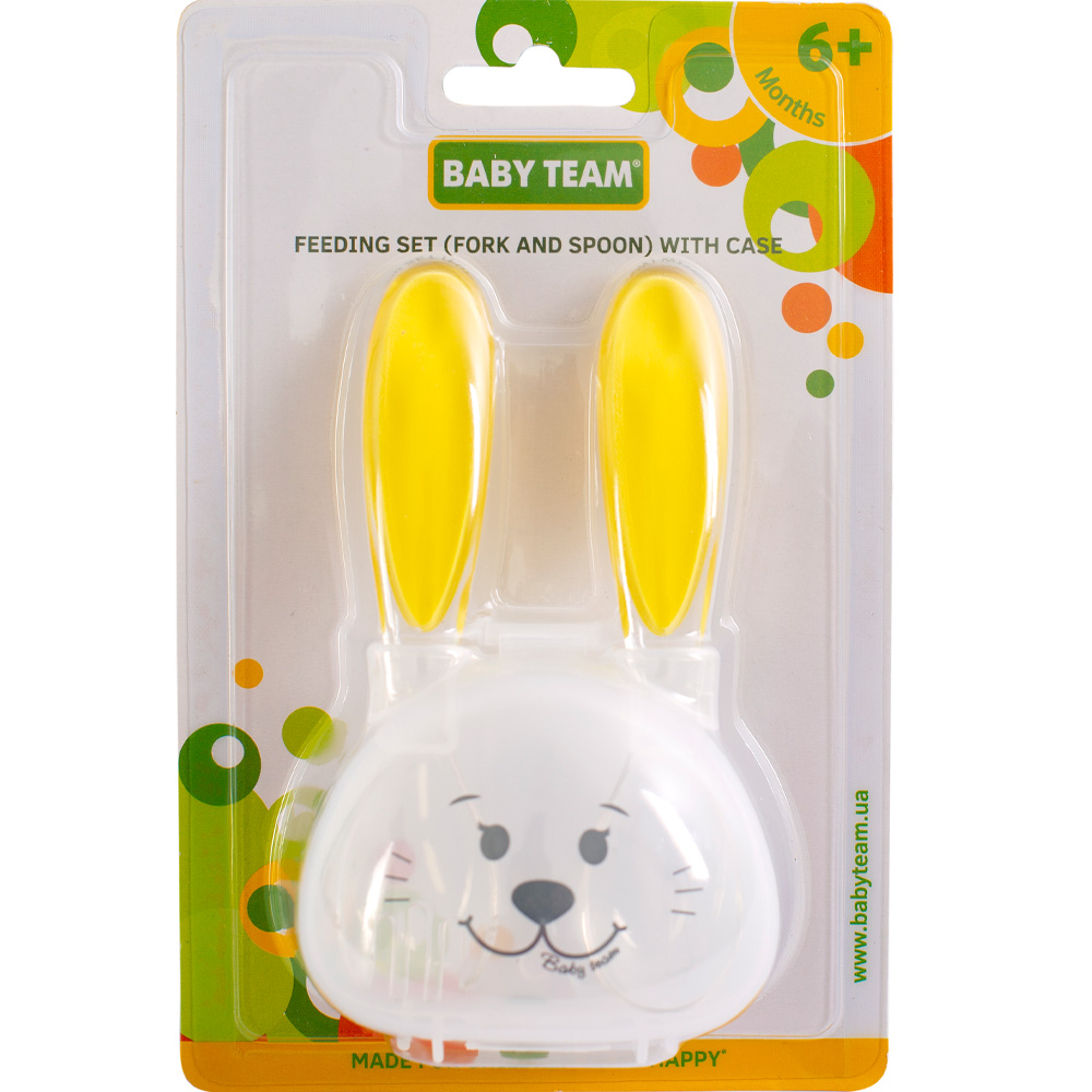 Набір для годування BABY TEAM 6115 6+ Yellow Колір жовтий