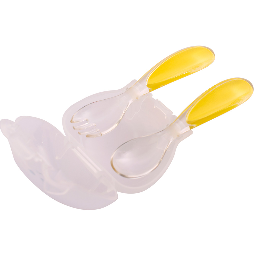 Набір для годування BABY TEAM 6115 6+ Yellow Матеріал пластик