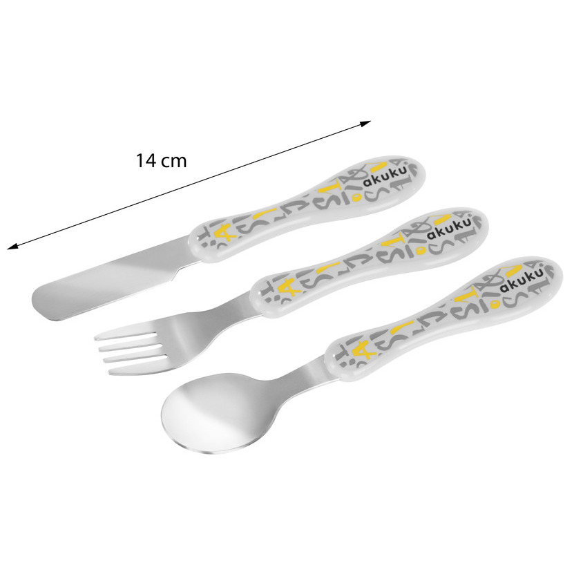 Набір столових приладів AKUKU 3 пр. (A0103) Вид набори