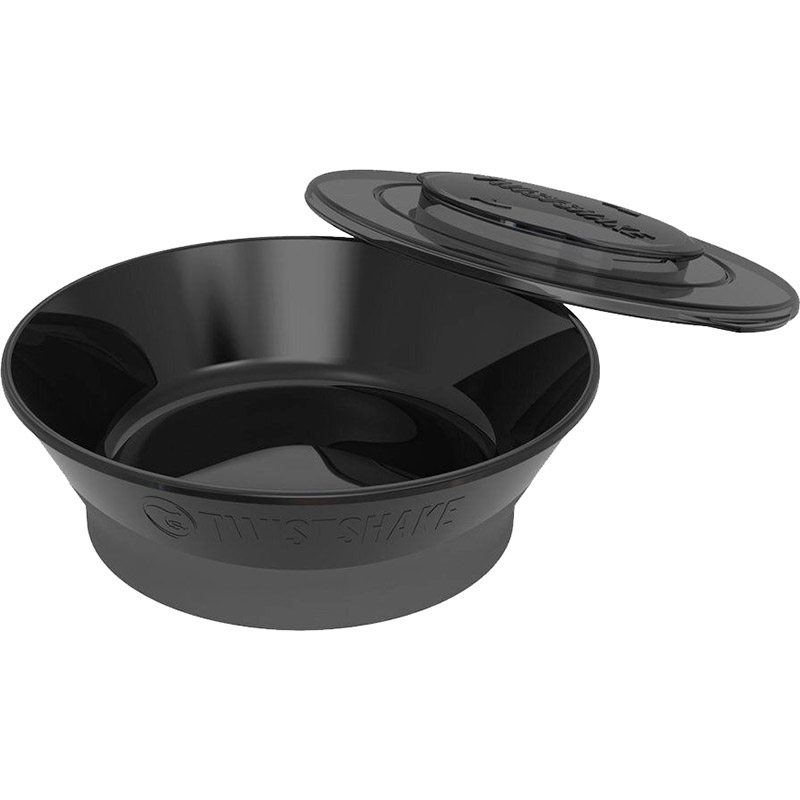 

Тарелка TWISTSHAKE Black (69809), Дитяча тарілочка глибока Чорна