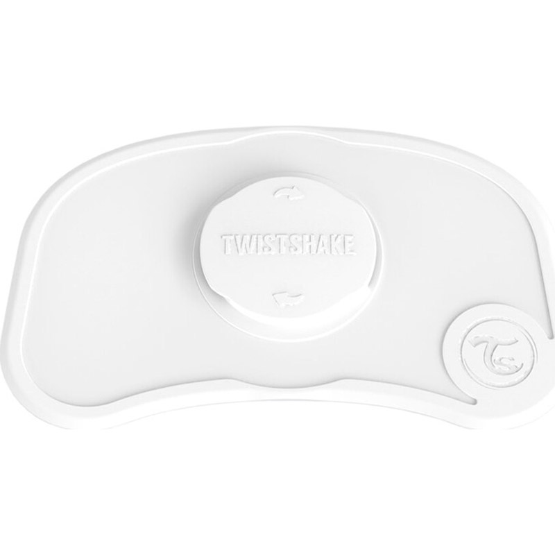 

Нескользящий коврик для тарелочки Twistshake White (78340), нековзний килимок для тарілочки, білий 78340