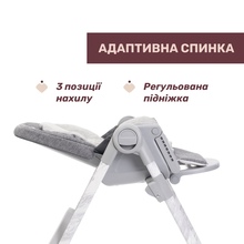 Стульчик для кормления CHICCO Polly Armonia Dark Gray (87140.43)