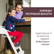 Стільчик для годування 3 в 1 Chicco Crescendo Up Green (87046.87)