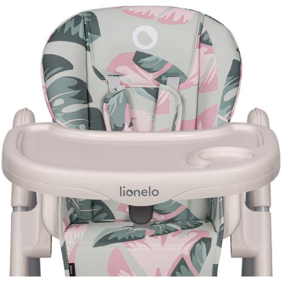 Фото Стульчик для кормления LIONELO ZANNA PINK BUBBLEGUM