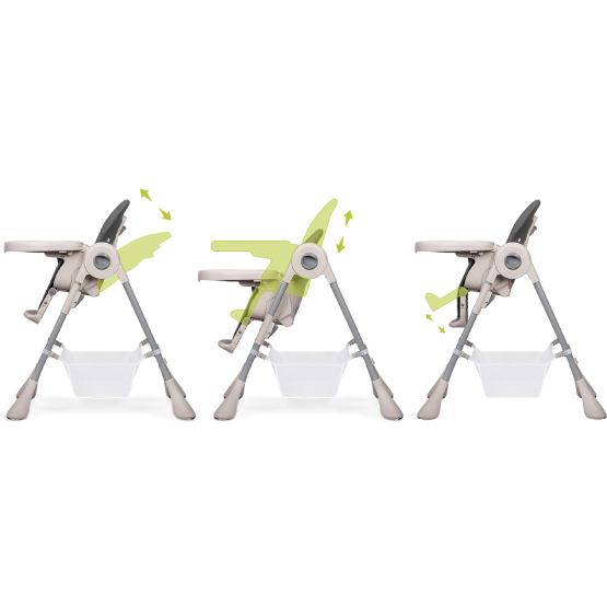 Внешний вид Стульчик для кормления LIONELO ZANNA GREY STONE (LO-ZANNA GREY STONE)